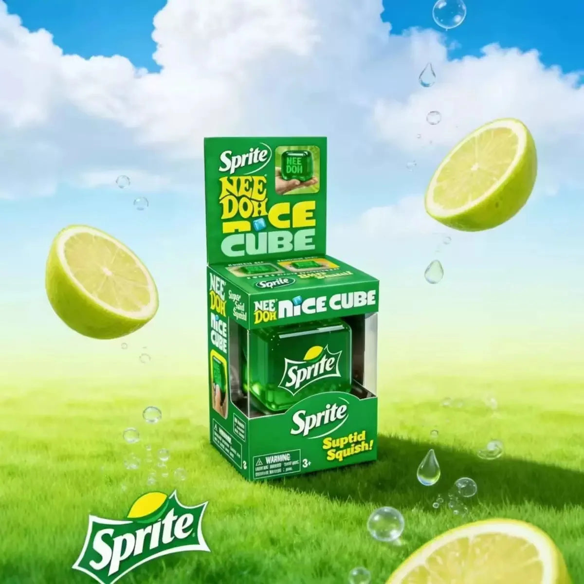 NeeDoh Nice Cube – Dr Pepper, Fanta or Sprite Edition