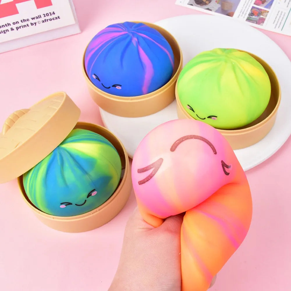 Rainbow Dumpling Squishy 🌈