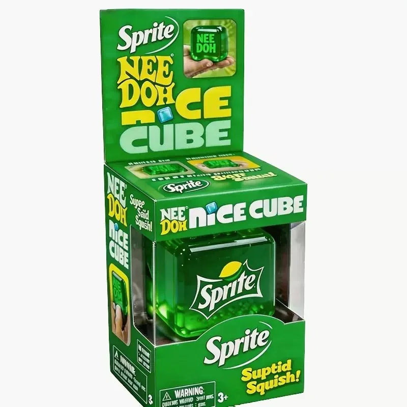 NeeDoh Nice Cube – Dr Pepper, Fanta or Sprite Edition